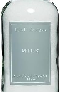 K. Hall Milk Bath Soak, Coconut Vanilla, 32 oz