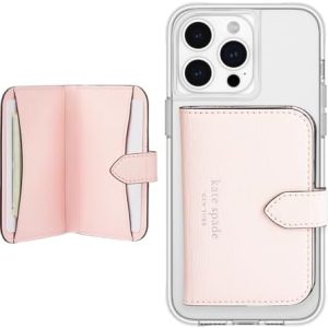 Kate Spade Morgan Magnetic Phone Wallet/Card Holder for MagSafe - Chalk Pink
