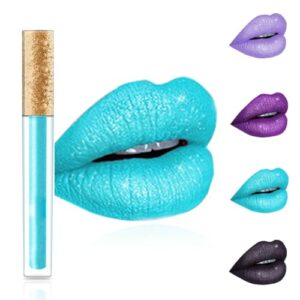 Kilshye Matte Liquid Lipstick, Waterproof, High Pigment, Blue 8, Pack of 1