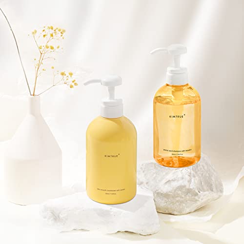 Kimtrue Paraben-Free Amino Acid Shampoo & Conditioner for Dry Hair, 33.82 Fl Oz