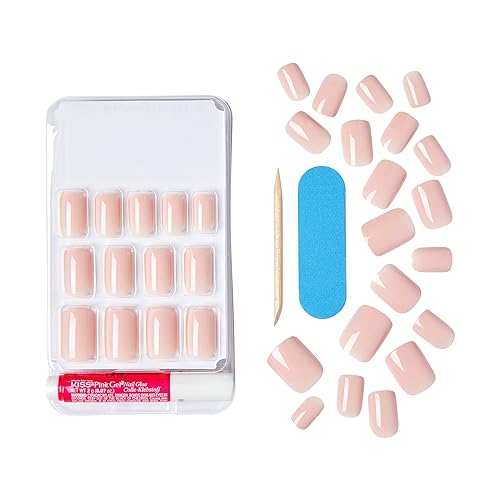 KISS Midnight Snacks Press On Nails, Black, Short, 28 Pieces - Image 7