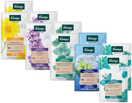 Kneipp Bath Salt Variety Pack ? 10 Total 2.1 oz Packets