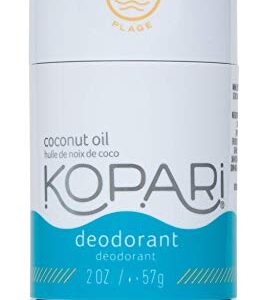 Kopari Beach Deodorant with Organic Coconut Oil | Aluminum-Free, Vegan, 2.0 oz