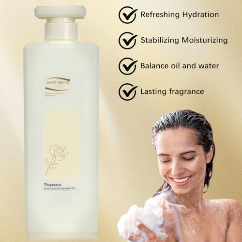 Korean Perfumed Moisturizing Body Wash - Long-Lasting Fragrance Shower Gel (800ML) - Image 5