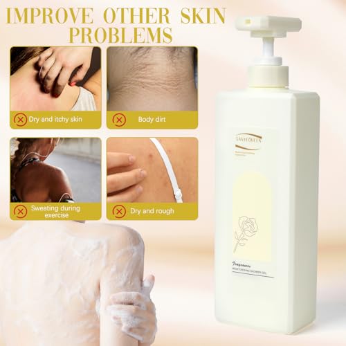 Korean Perfumed Moisturizing Body Wash - Long-Lasting Fragrance Shower Gel (800ML) - Image 3