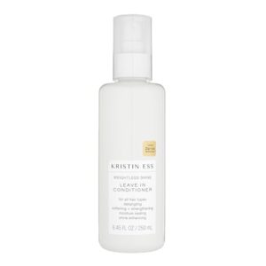 Kristin Ess Castor Oil Leave-In Conditioner Spray - Sulfate-Free, Color Safe, Moisturizing Detangler