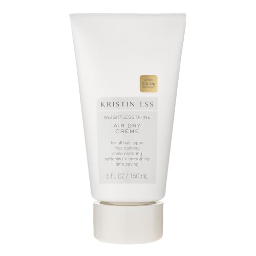 Kristin Ess Weightless Shine Air Dry Cream 5 fl oz for Frizz Control Vegan Formula