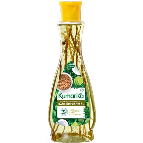 Kumarika 100% Natural Dandruff Control Hair Oil for Dry Scalp, 7 oz