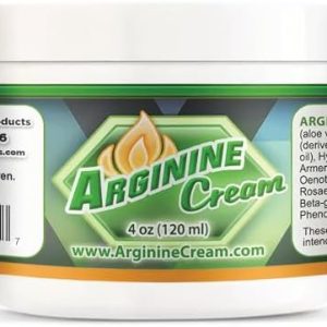 L-Arginine Cream 4 oz - Nitric Oxide Support for Men & Women - Unscented