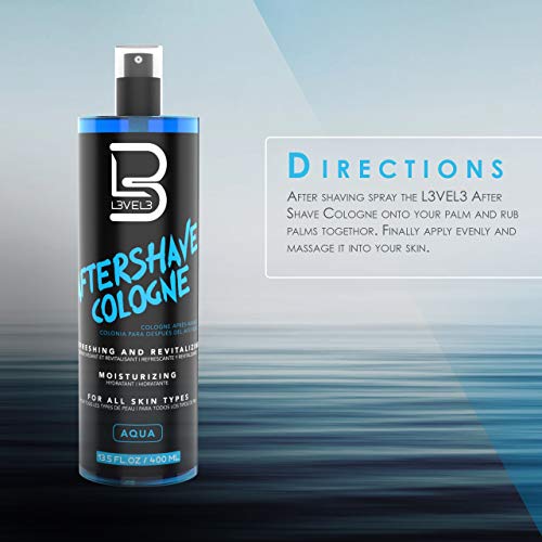 L3 Level 3 After Shave Spray Cologne 13.5 fl oz - Moisturizes & Refreshes Skin - Image 5