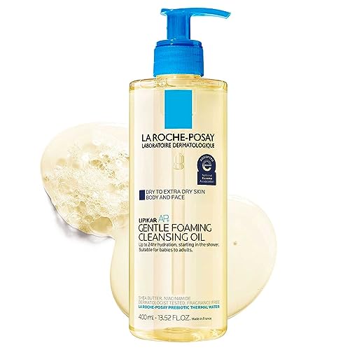 La Roche-Posay Lipikar AP+ Foaming Cleansing Oil - Niacinamide, Fragrance-Free, 24-Hour Hydration