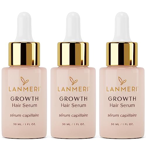Lanmeri Vegan Hair Growth Serum for Thinning Hair - Regrowth in 90 Days