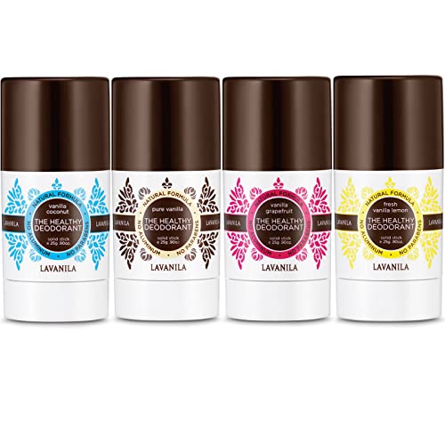 Lavanila Women's Natural Deodorant Vanilla Coconut Cream 2.0 oz Deodorant Stick