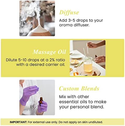 Lemon Essential Oil 4 Fl Oz - 100% Pure, Premium Grade for Diffuser/Aromatherapy - Image 6