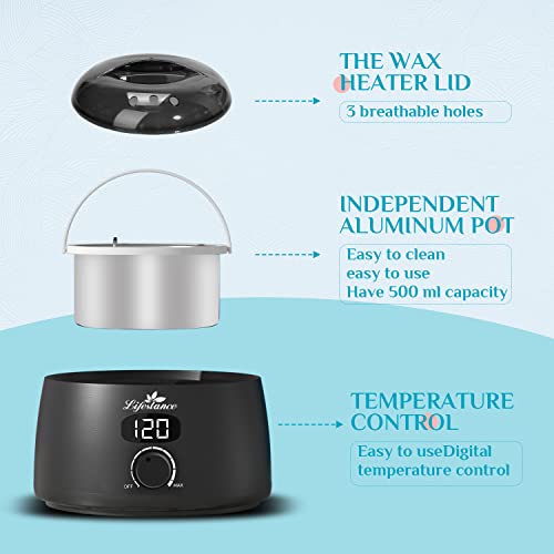 Lifestance L2 Digital Wax Heater, 500ml for Hair Removal, Fast Heat - Image 4