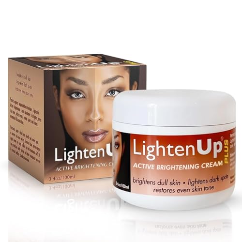 LightenUp Plus Skin Brightening Cream - 3.4 oz Daily Moisturizer for Face & Body