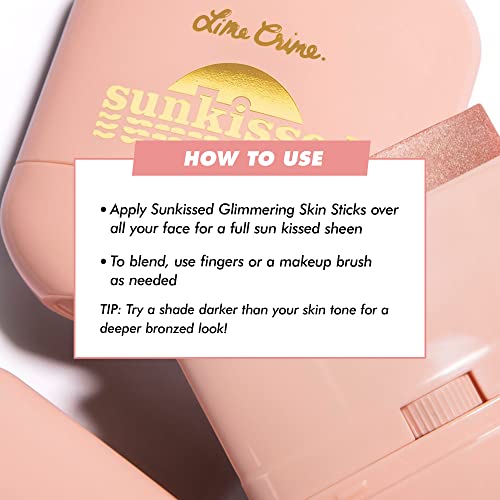 Lime Crime Bondi Highlighter Stick - Deep Bronze, Sheer & Buildable, Vegan - Image 4