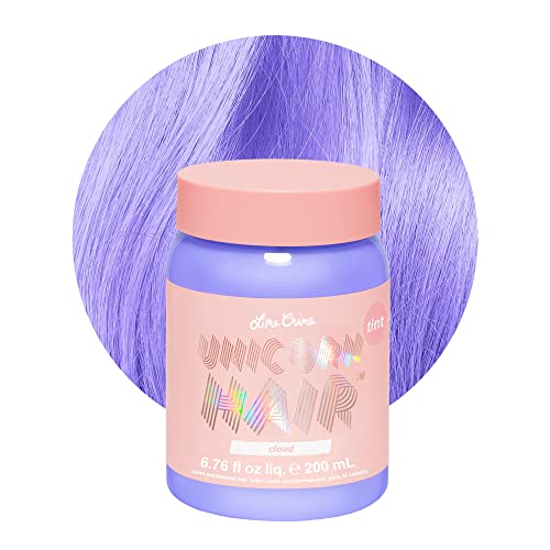 Lime Crime Cloud Hair Tint Periwinkle Blue Vegan Damage-Free 4oz