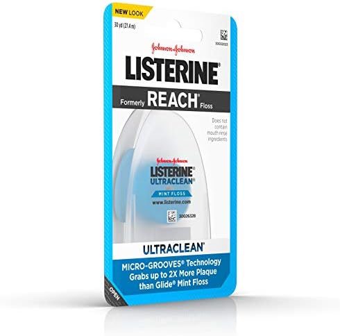 Listerine Ultraclean Mint Dental Floss, 30 Yards, Pack of 6 - Image 2