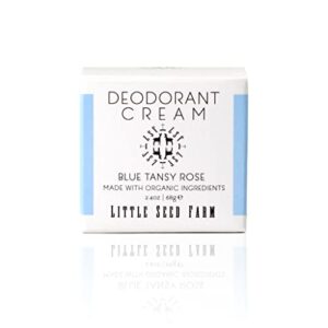 Little Seed Farm Natural Blue Tansy Rose Aluminum-Free Deodorant Cream 2.4oz