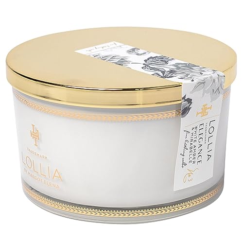 Lollia Elegance Bath Salts, 20 oz. ? White Amber & Mirabelle