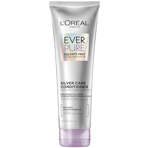 L'Oreal Paris EverPure Silver Care Conditioner for Gray Hair 8.5 Fl Oz Vegan