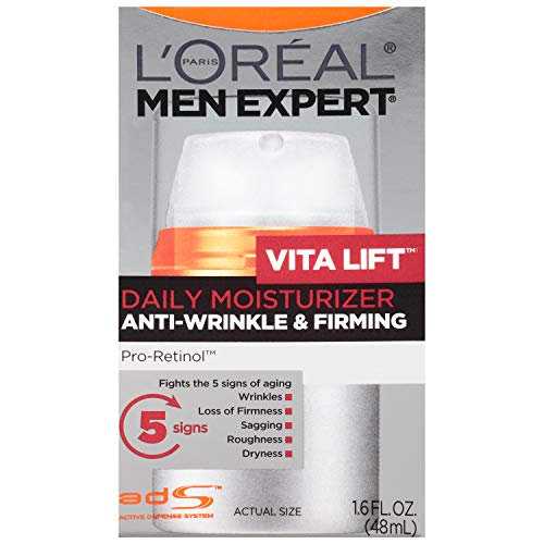 L'Oreal Paris Men Expert Vitalift Anti-Wrinkle Moisturizer with Pro-Retinol, 1.6 oz