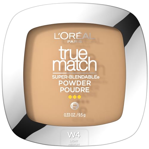L'Oreal Paris True Match Oil-Free Powder Foundation W4 Light Medium 0.33 oz Compact