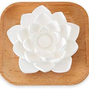 Lotus Flower Passive Aromatherapy Diffuser - Stylish Essential Oil Diffuser for Home, Office, Travel