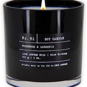 Lulu Candles Tuberose Gardenia Luxury Soy Candle 9 Oz Hand Poured