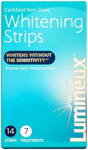 Lumineux Enamel-Safe Teeth Whitening Strips - 7 Non-Toxic, Sensitive-Free Treatments