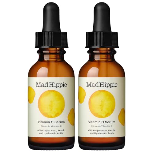 Mad Hippie Vitamin C Serum with Hyaluronic Acid, 2-Pack