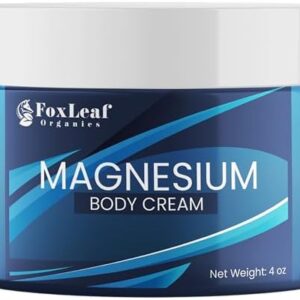 4oz Magnesium Cream for Sleep, Cramps, and Muscle Relief