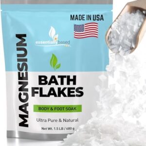 Magnesium Flakes 1.5 LB ? Pure Bath & Foot Soak