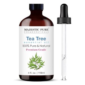 Majestic Pure 100% Pure Tea Tree Essential Oil, 4 Fl Oz