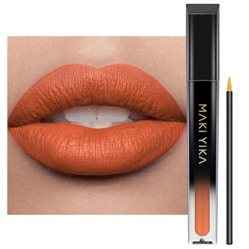 MAKI YIKA Coral Nude Long-Lasting Transferproof Matte Lipstick - Cruelty-Free