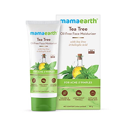 MAMAEARTH Oil-Free Tea Tree Moisturizer with Salicylic Acid