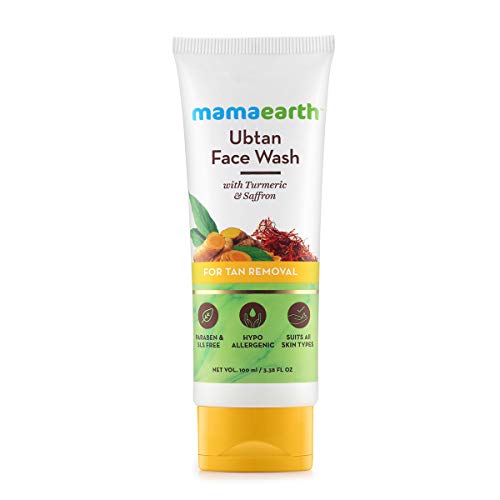 Mamaearth Ubtan Face Wash: Reduces Tanning & Cleanses 100ml