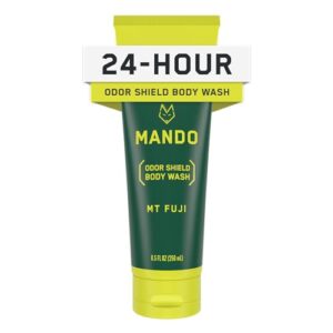 Mando Odor Shield Body Wash ? 24 Hour Odor Control, 8.5 oz