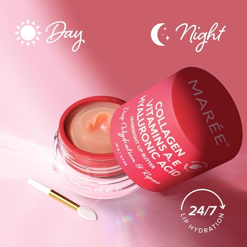 MAREE Hyaluronic Acid Lip Mask - Overnight Treatment for Dry, Cracked Lips - Image 5