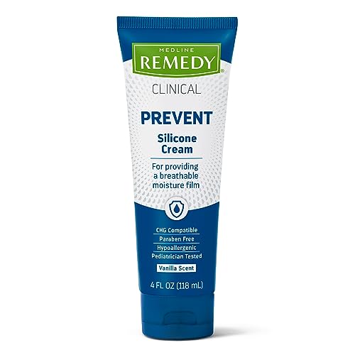 Medline Remedy Silicone Cream, Vanilla Scented, 4 oz