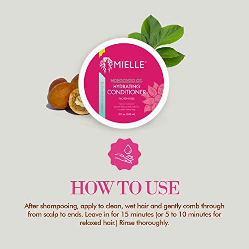 Mielle Organics 8 oz Mongongo Oil Protein-Free Hydrating Conditioner - Image 5
