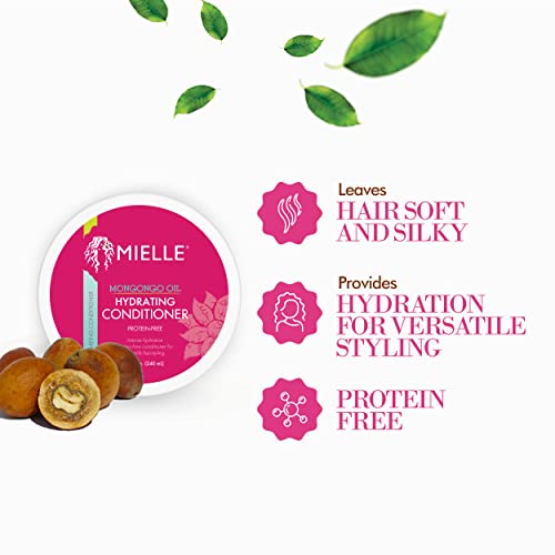 Mielle Organics 8 oz Mongongo Oil Protein-Free Hydrating Conditioner - Image 4