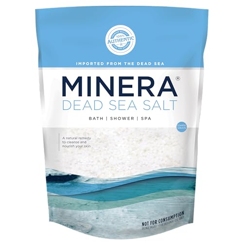 Minera 5 lbs Pure Dead Sea Salt, Coarse Grain