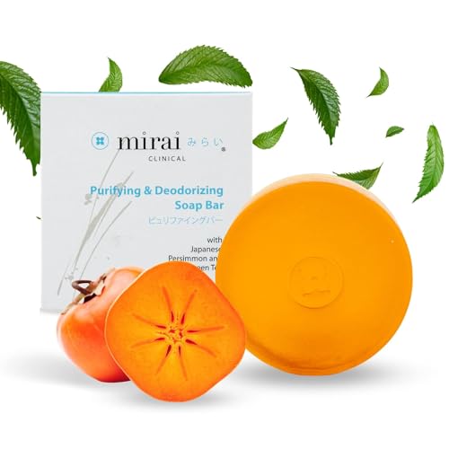 Mirai Clinical Persimmon Soap Bar 100g ? Natural Body Odor Eliminator