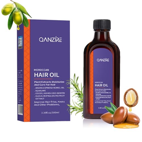 Moroccan Argan Oil & Purple Hair Essential Oil for Frizz Control - 100ML
