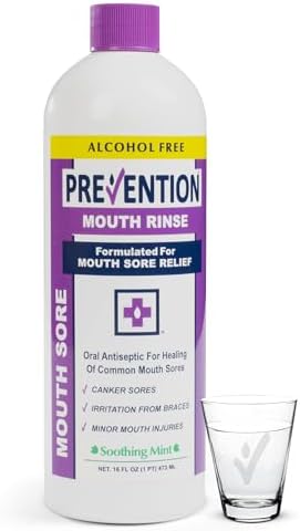 Mouth Sore Rinse, Canker Sore Relief, Alcohol-Free, 16 oz
