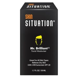 Mr. Brilliant Men?s Face Moisturizer with SPF 20, 1.7 FL OZ