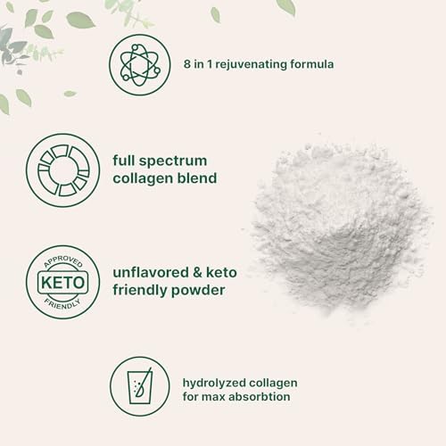 2 lbs Multi Collagen Protein Powder Types I-V with Biotin and Vitamin C Keto-Friendly - Image 4