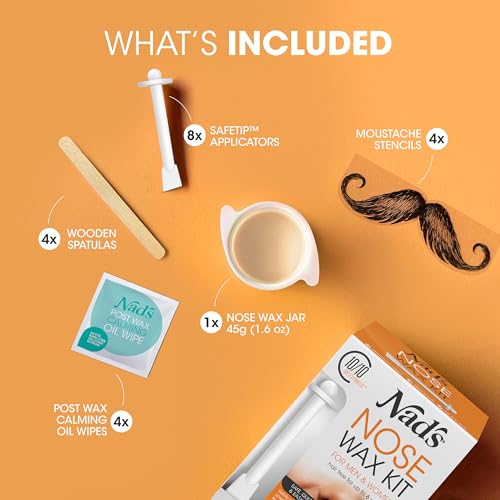 Nad's Nose Wax Kit for Men & Women - Quick Nose Hair Removal - Image 2
